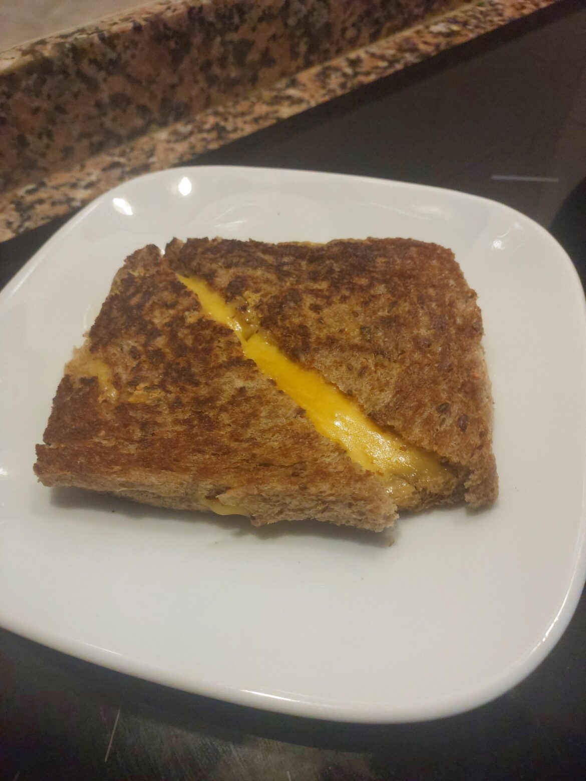 My humble cheddar on multigrain