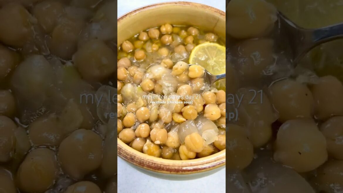 REVITHADA: chickpea soup for day 21 of my lenten series! #greek #lent #chickpeas REVITHADA: chickpea soup for day 21 of my lenten series! #greek #lent #chickpeas