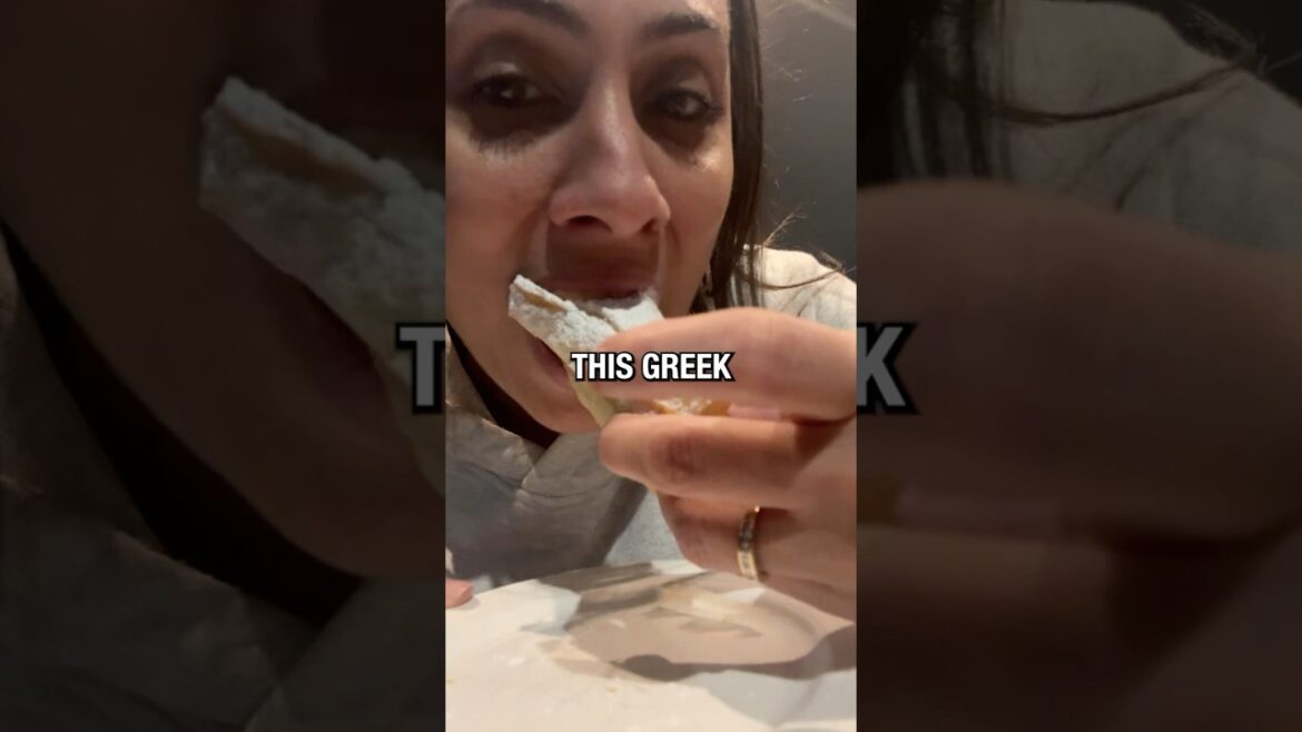 Greek dessert Bougatsa Custard Roll Greek dessert Bougatsa Custard Roll