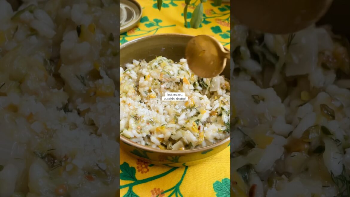Zucchini Risotto
