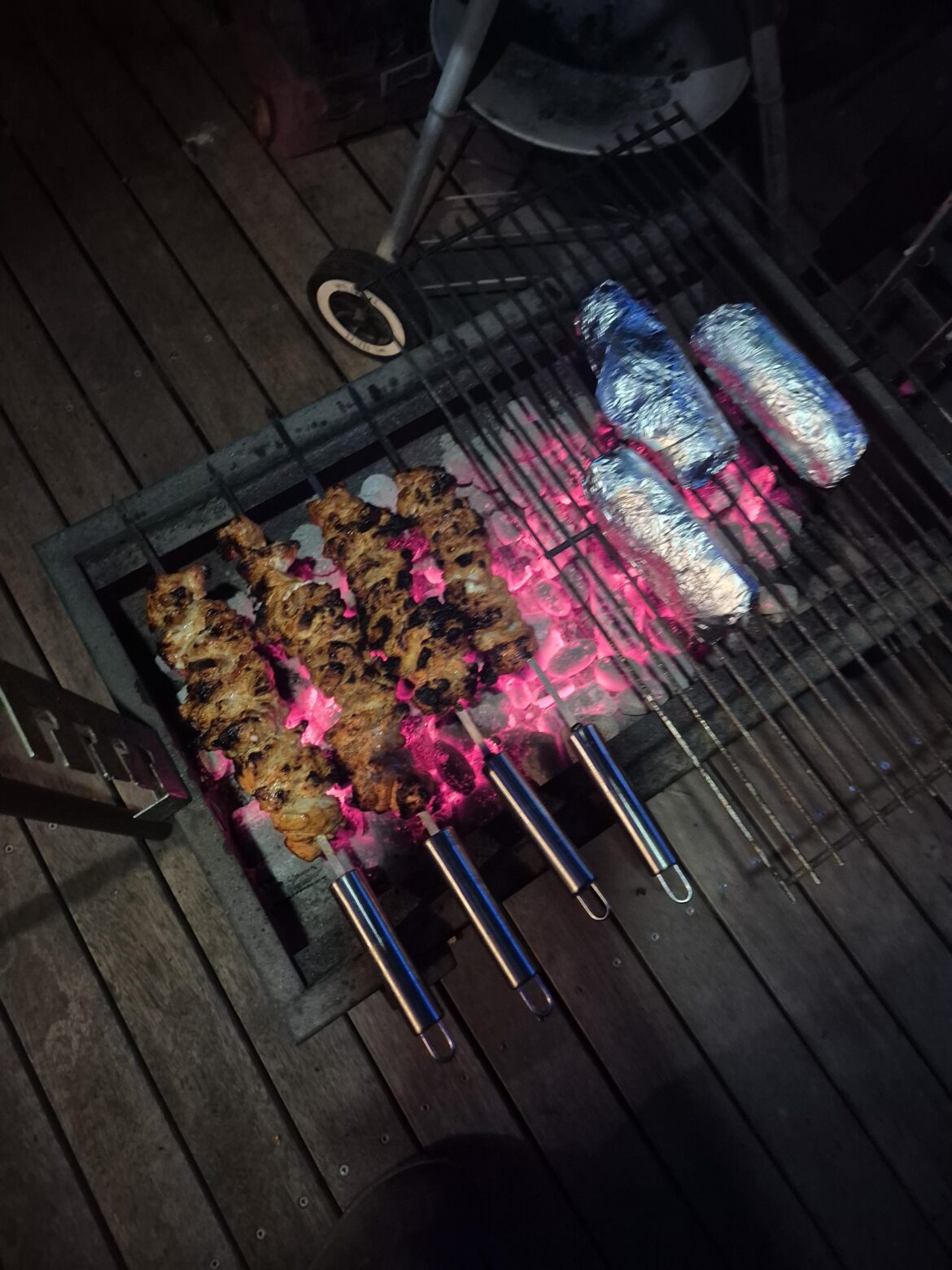 I love cooking over charcoal