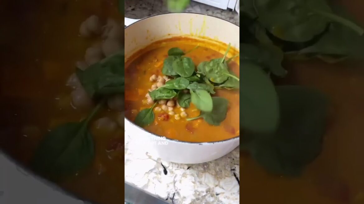 Chickpea, Sweet Potato and Lentil Curry #vegan #veganrecipe