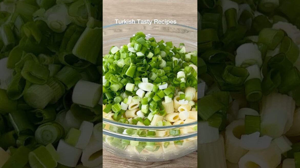 I Make This Brand New Macaroni Recipe That You Will Love With Green Onions