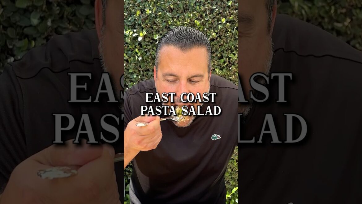 Bring a little ‘east coast’ to the cookout #pastasalad #italianfood #grilledasparagus