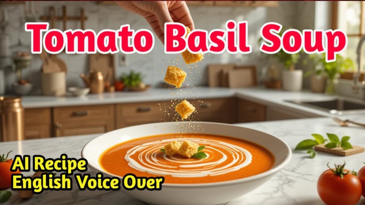 AI Chef Cooks Perfect Tomato Basil Soup | Voice + Recipe Generated by AI!” AI Chef Cooks Perfect Tomato Basil Soup | Voice + Recipe Generated by AI!"