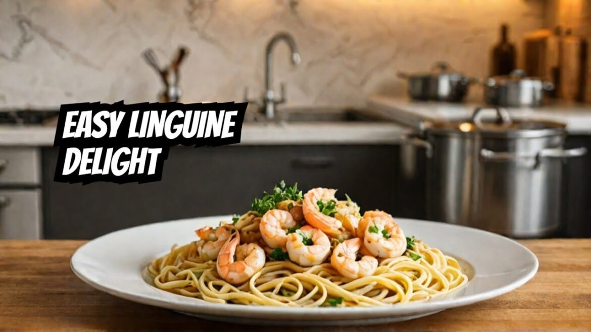 Easy Shrimp Scampi With Linguine Anyone Can Cook!