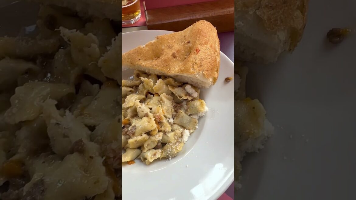 Agnolotti del Plin dish in Turin #Agnolotti #pasta #4k #turin #italy