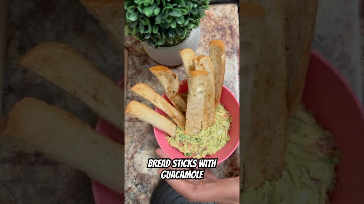 Evening snack | Bread sticks with guacamole | Use any Bread Evening snack | Bread sticks with guacamole | Use any Bread