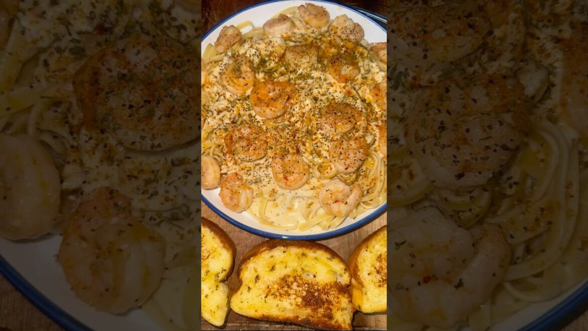 Creamy shrimp Alfredo recipe