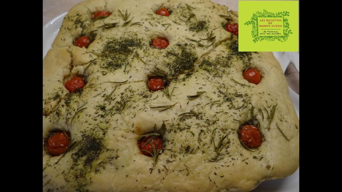 Fougasse aux Tomates “Les Recettes de Mamie Suzou”#recette #recette provençale Fougasse aux Tomates "Les Recettes de Mamie Suzou"#recette #recette provençale