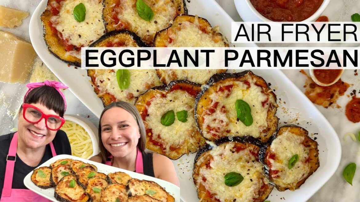 Crispy Air Fryer Eggplant Parmesan -So Easy & Delicious! Crispy Air Fryer Eggplant Parmesan -So Easy & Delicious!