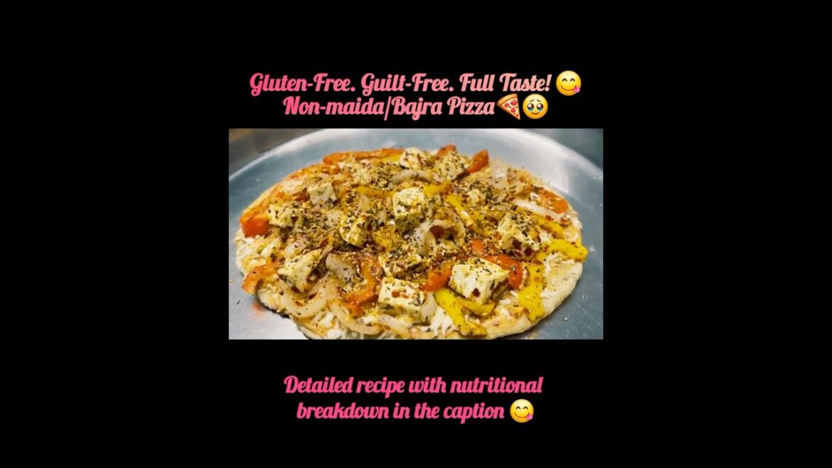 No-Maida Bajra Pizza | Gluten-Free Millet Pizza | High-Protein & Gut-Friendly  #fitness  #cleaning