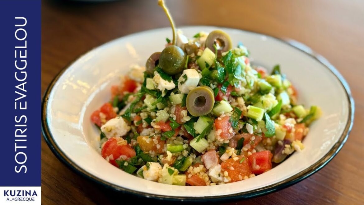 Χωριάτικη Σαλάτα με Πλιγούρι | Sotiris Evaggelou