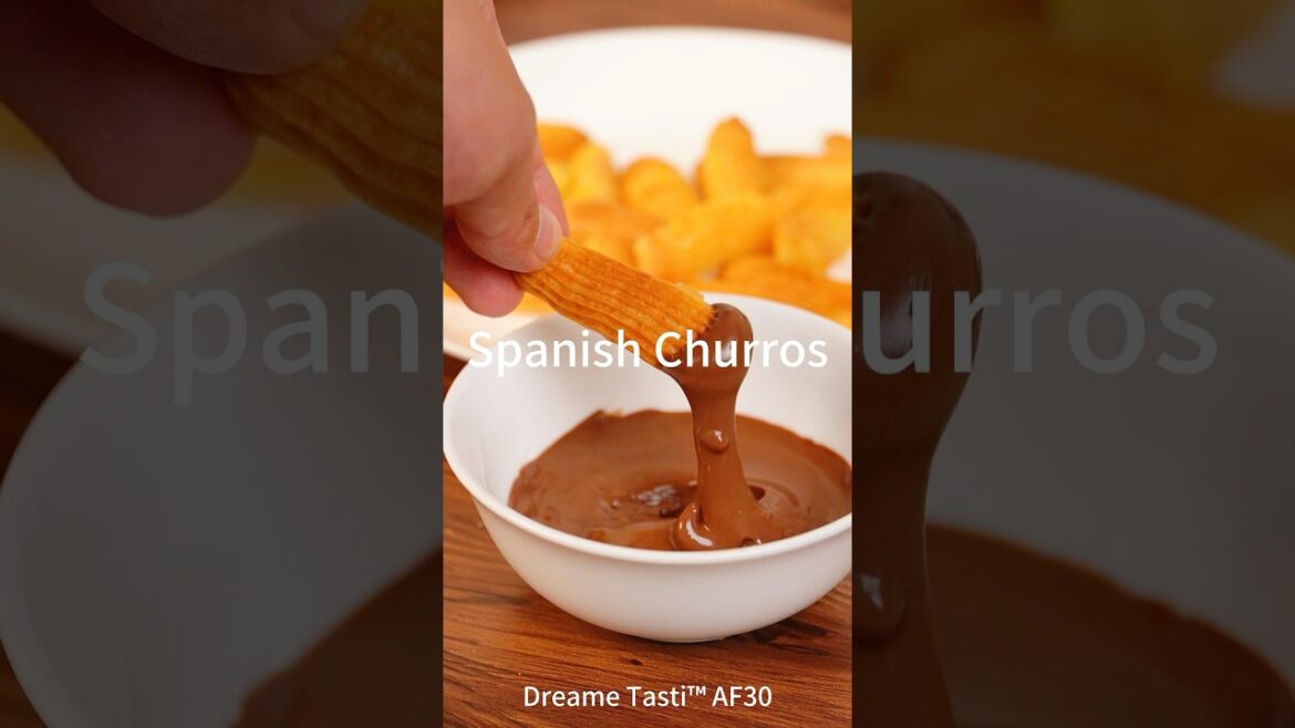 Crispy, Cinnamon-Sugary Spanish snack just 15 mins in Air Fryer! ✨ #snackfever #airfryer #dreame