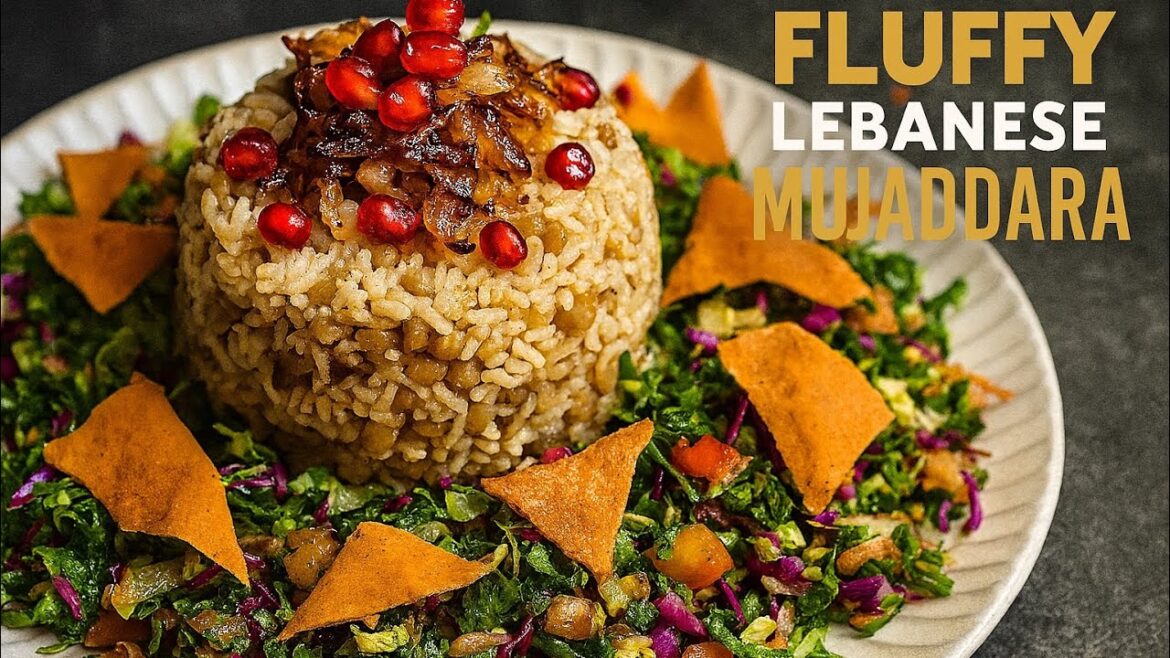 Authentic Lebanese Mujaddara | Fluffy Lentil Rice with Caramelized Onions