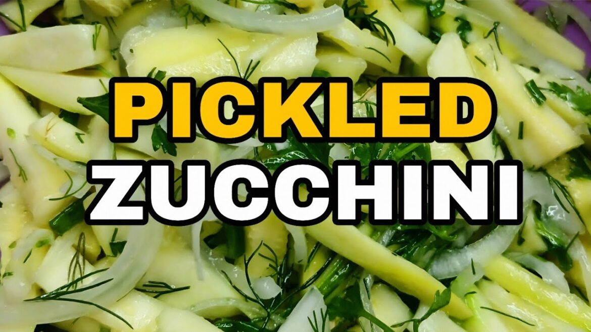 RECIPE FOR PICKLED ZUCCHINI – ZUCCHINI RECIPE RECIPE FOR PICKLED ZUCCHINI - ZUCCHINI RECIPE