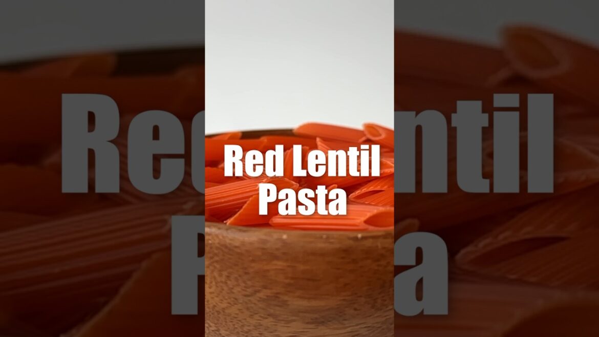 Red Lentil Penne: Your New Pasta Crush ❤️ #pasta #grainfreepasta #foodtolive