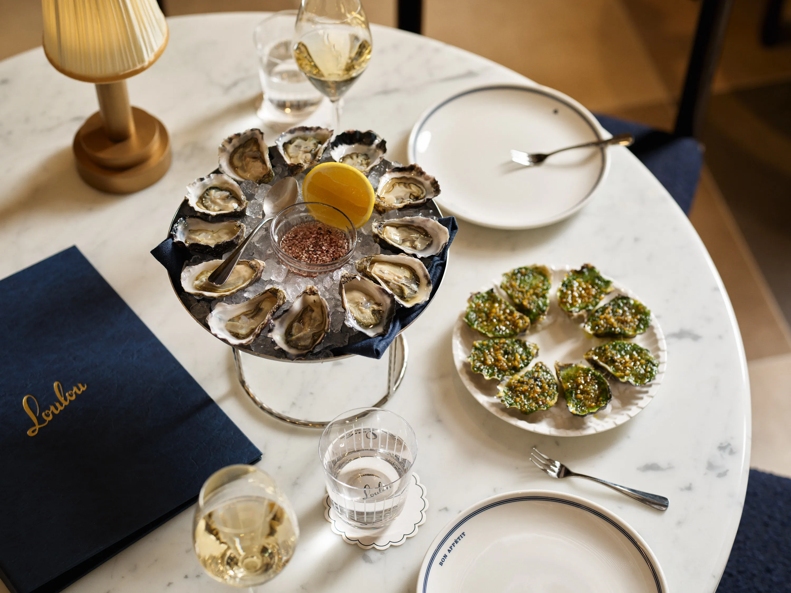 Oysters and bubbles at LouLou Bistro