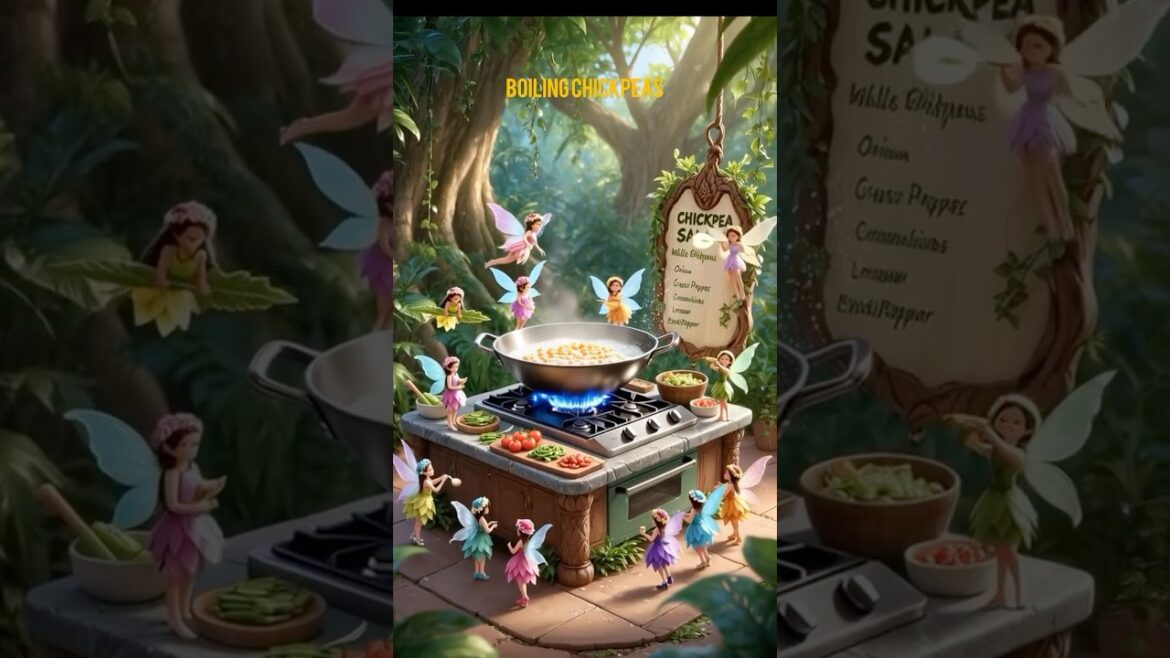 You Won’t Believe What These Fairies Did with Chickpeas! #cooking #fairies #animation #ai #trending