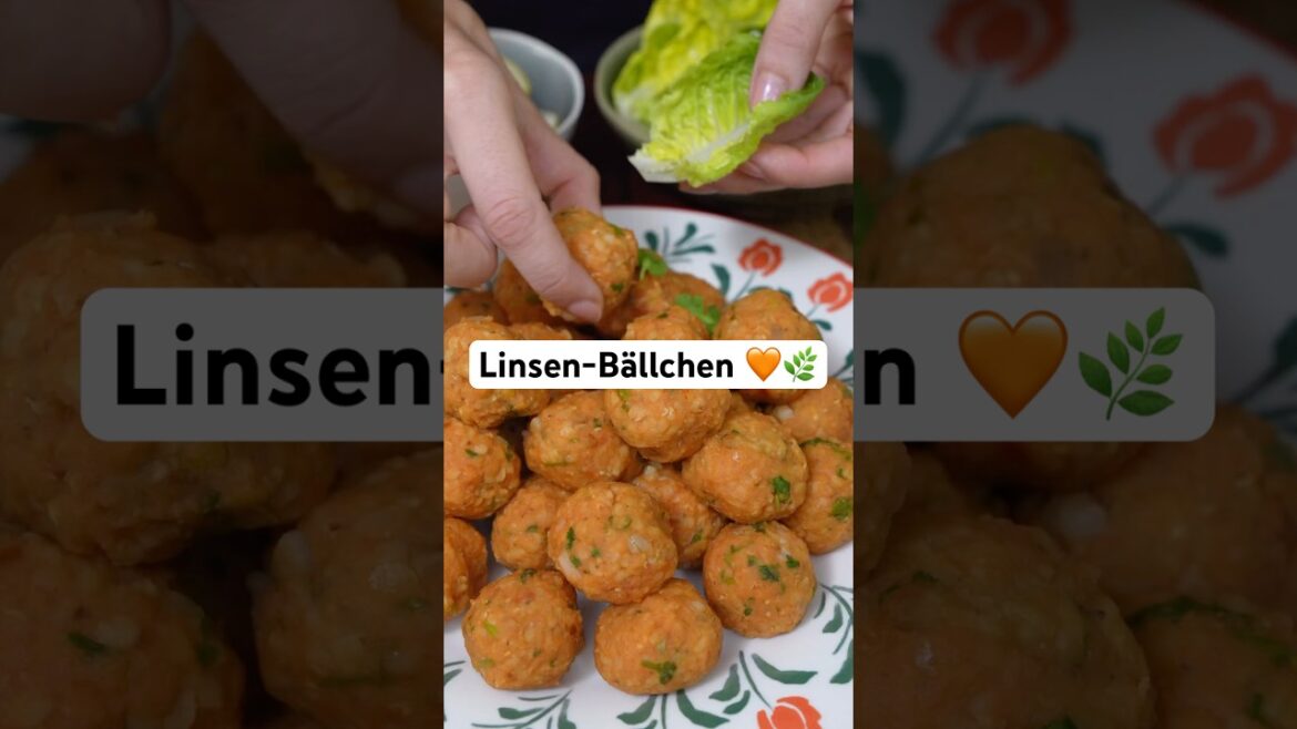 Gesunde Linsen-Bällchen Rezept - Vegane Linsen Bällchen als Meal Prep, für Gäste #mrsflury #rezept
