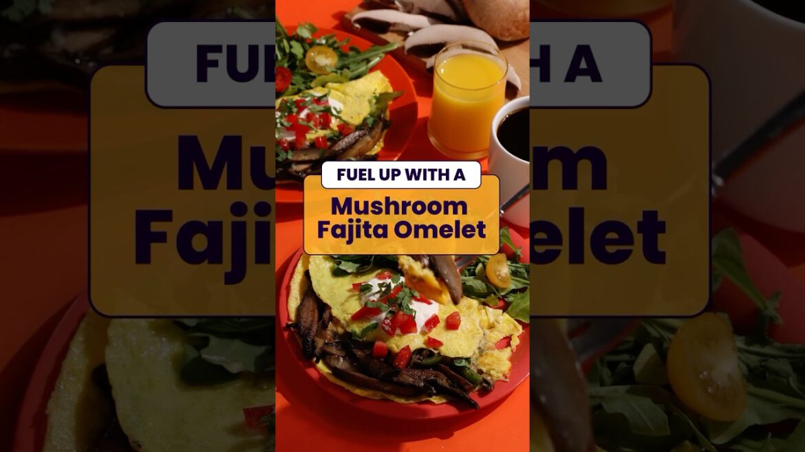 15-Minute Mushroom Fajita Omelet 15-Minute Mushroom Fajita Omelet