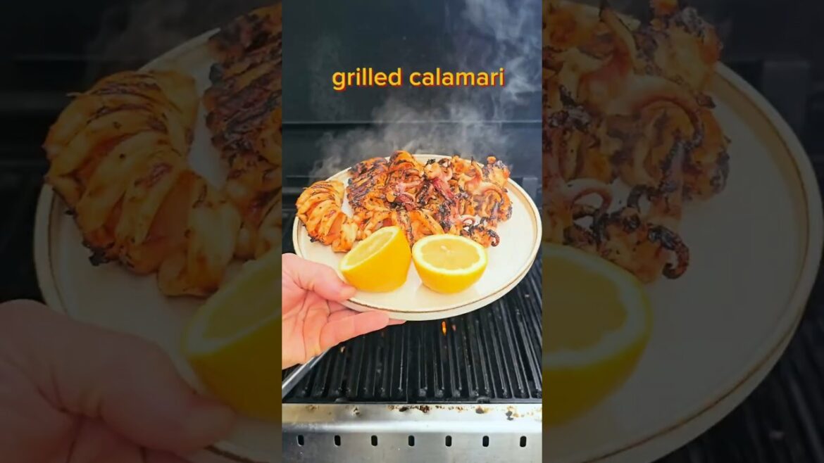 Best grilled calamari ever #cooking #calamari #seafood