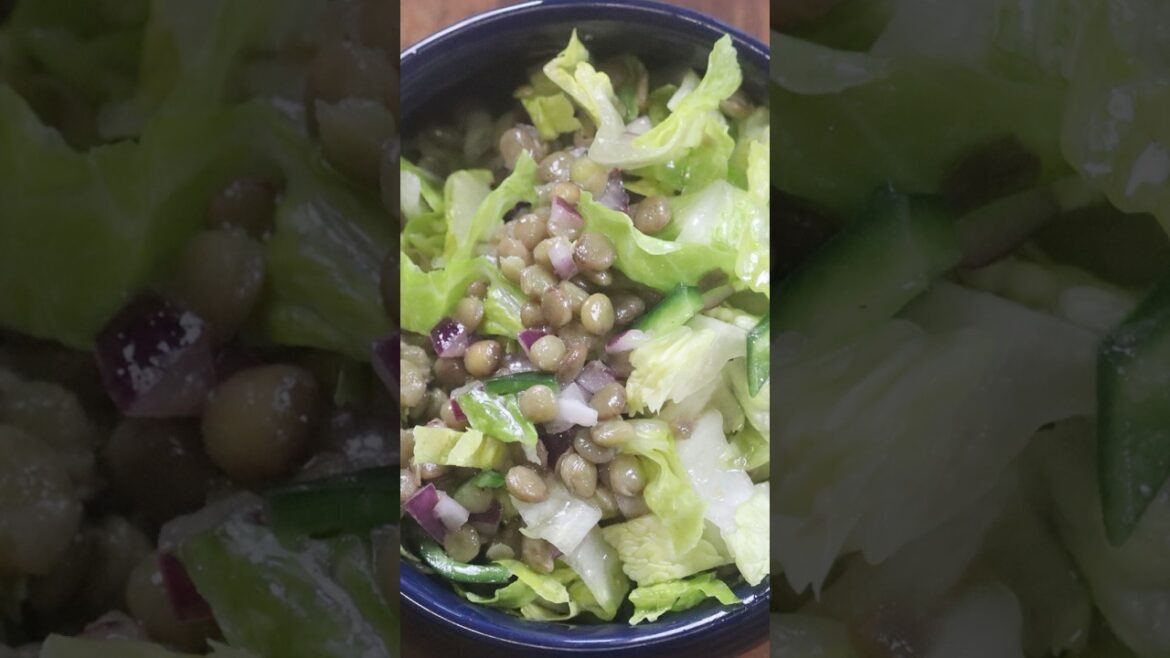 Lemon Vinaigrette Lentil Lentil Salad - How to Use those Dry Lentils - And it Tastes Great