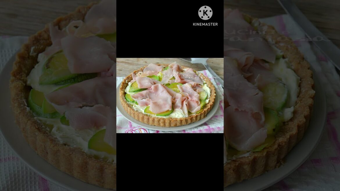 M. M. G. Ep. 348 Crostata fredda salata con zucchine prosciutto e formaggio