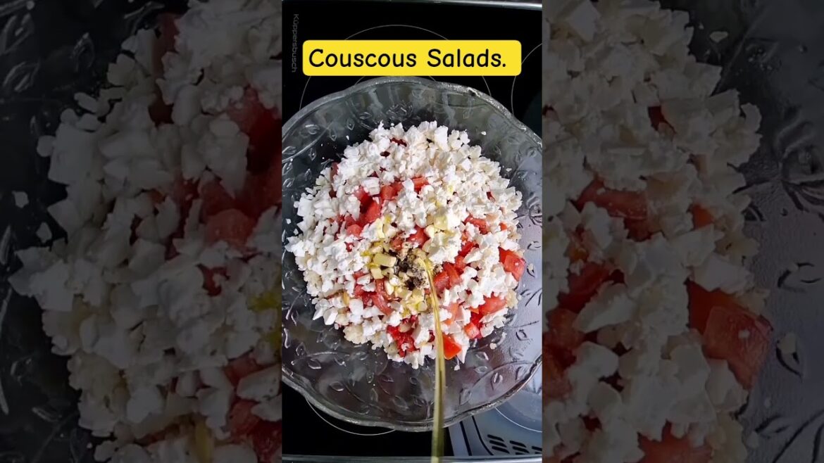 HOW TO MAKE COUSCOUS SALADS #cookingvideo #saladrecipe #saladhealthy