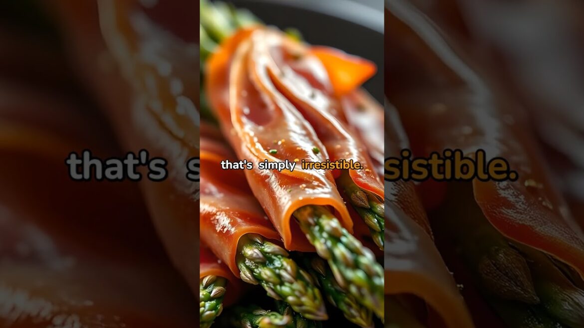 Delicious Air Fryer Prosciutto-Wrapped Asparagus #airfryer #recipe Delicious Air Fryer Prosciutto-Wrapped Asparagus #airfryer #recipe