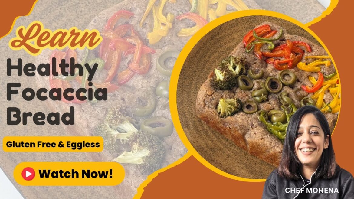 Gluten-Free & Eggless Focaccia Bread | Jowar & Rice Flour | Healthy Bread Recipe Gluten-Free & Eggless Focaccia Bread | Jowar & Rice Flour | Healthy Bread Recipe