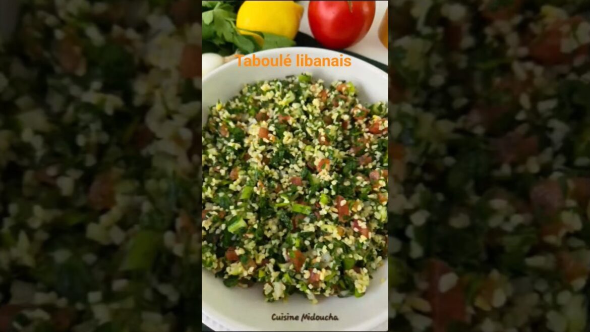 Taboulé libanais/سلاطة البرغل