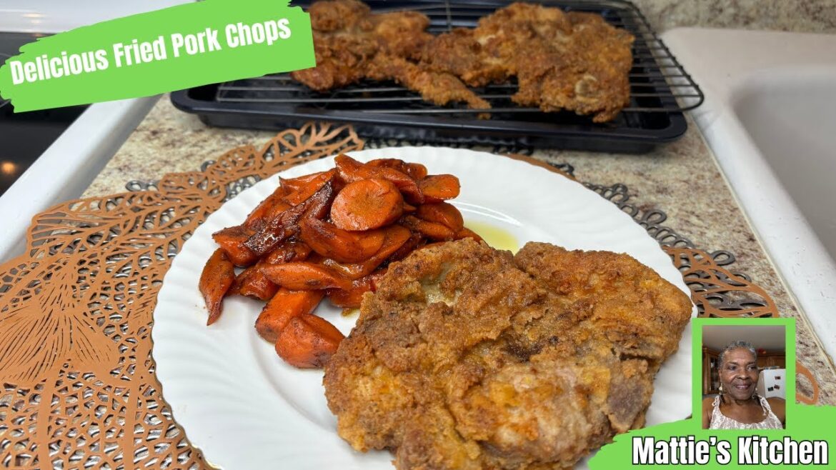 Delicious Mustard Coated Pork Chops/ Mattie’s Kitchen Delicious Mustard Coated Pork Chops/ Mattie's Kitchen