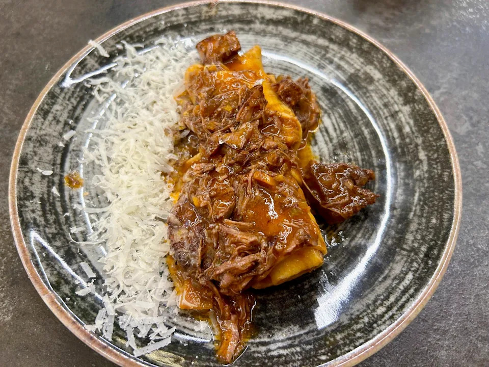 The tagliatelle ragu from Florence Pasta Class