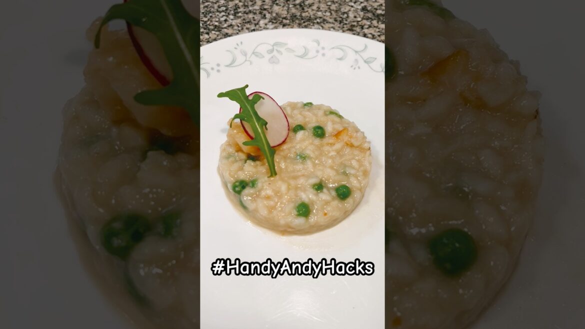 Decadent King crab, shrimp risotto #handyandyhacks #cooking