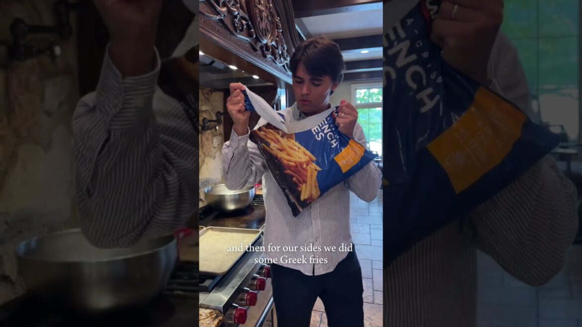 Mediterranean Grilled Chicken Dinner with Tzatziki and Greek Fries