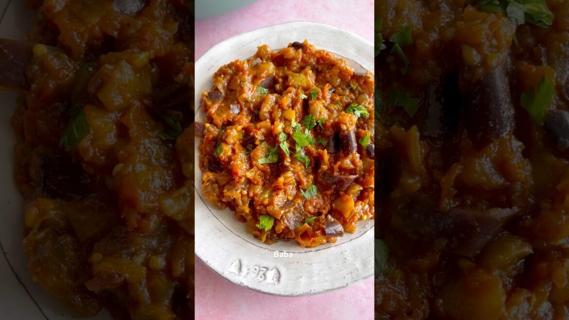 Moroccan Zaalouk. Best use of eggplant and tomato! #eggplantrecipe #moroccanfood