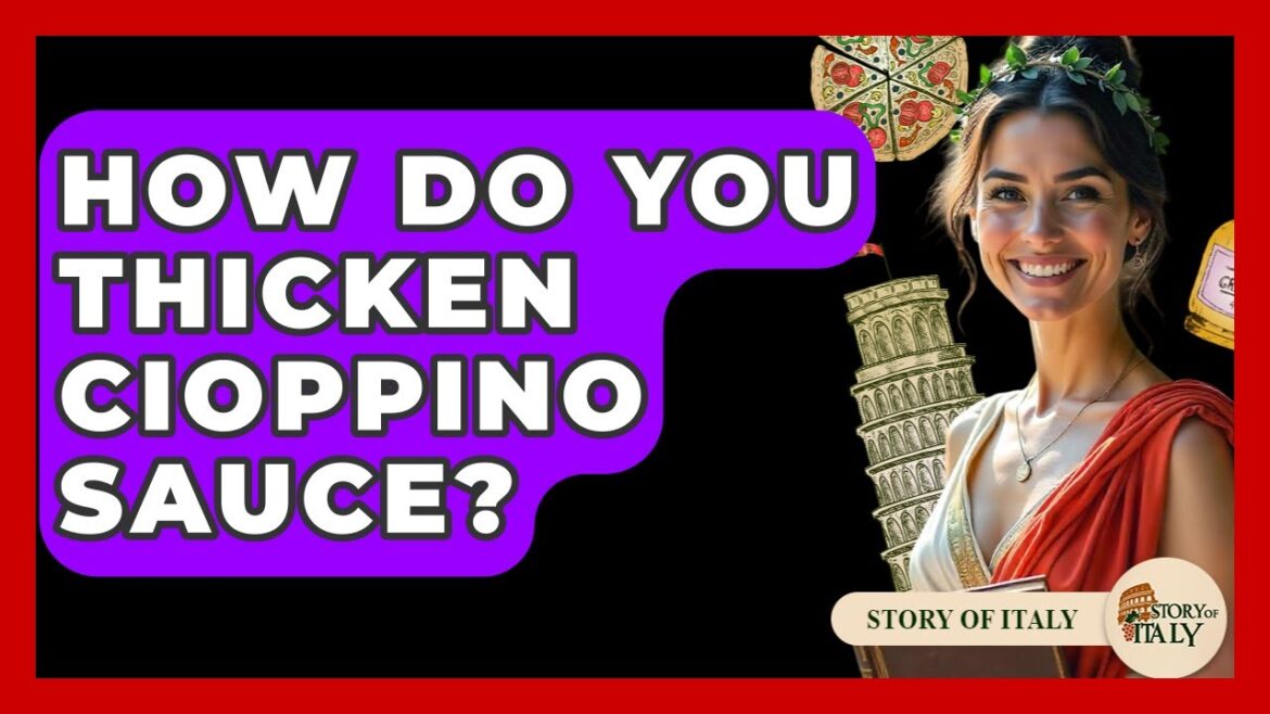 How Do You Thicken Cioppino Sauce? - Story Of Italy