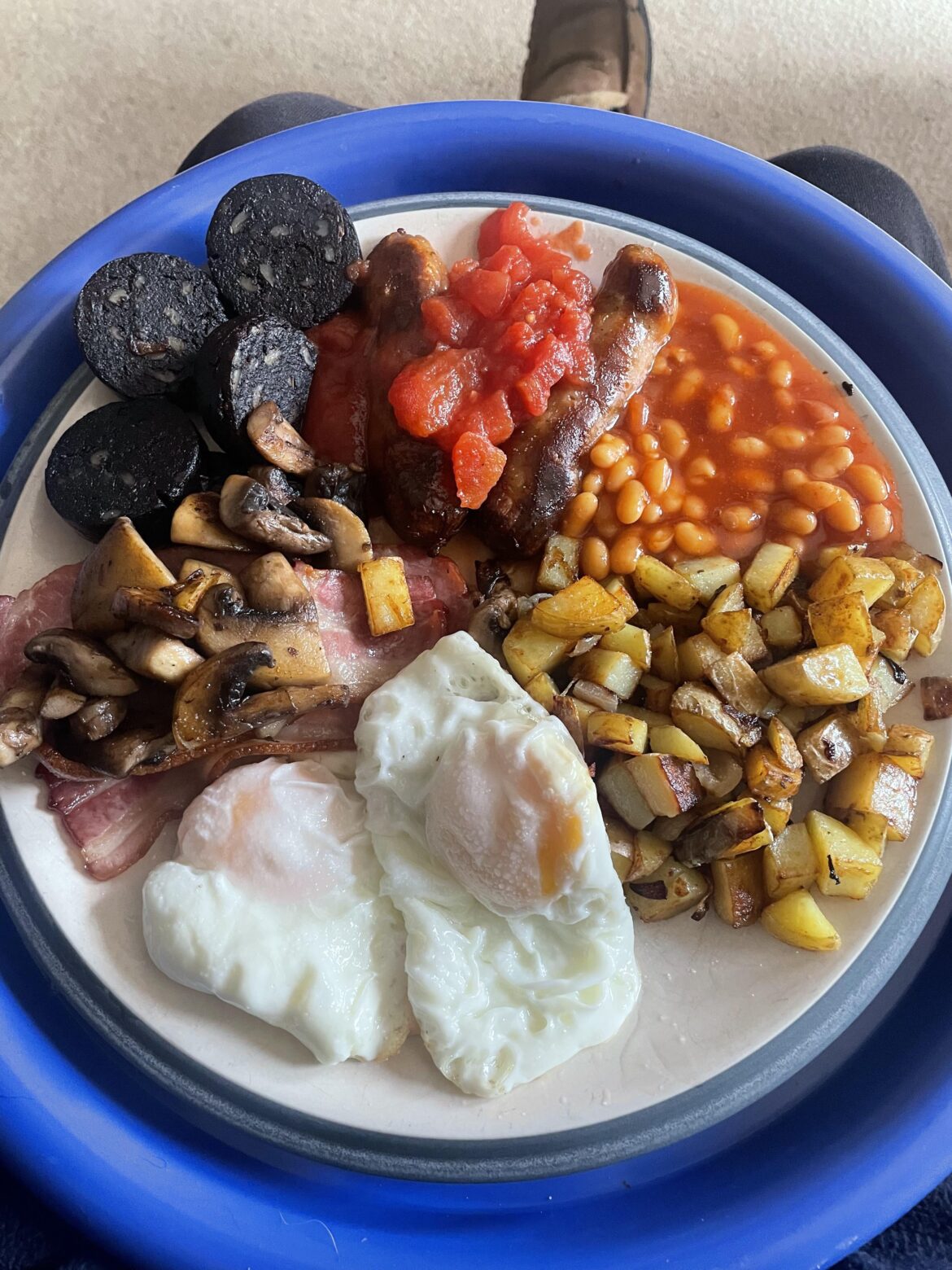 Home made to soak up a day on the booze is an essential