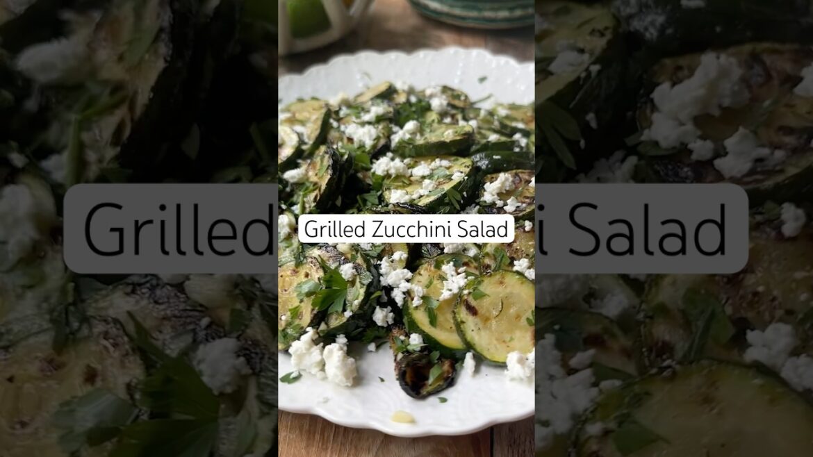 Grilled Zucchini Salad (Zucchini recipes!) #shorts #zucchini Grilled Zucchini Salad (Zucchini recipes!) #shorts #zucchini