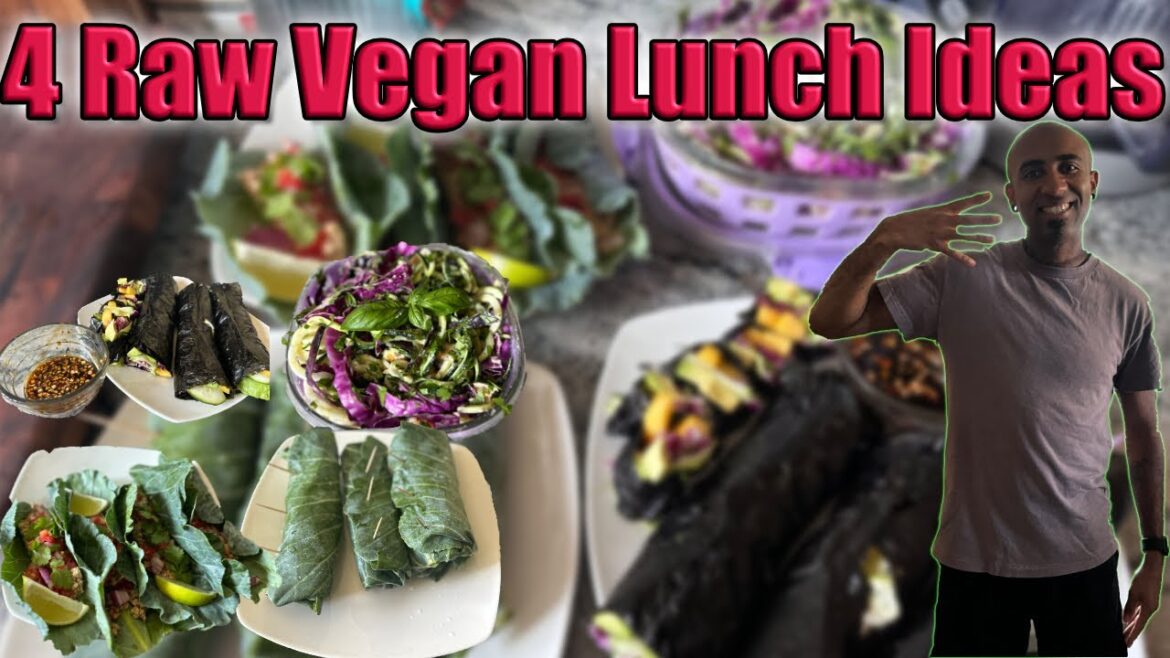 4 Raw Vegan Lunch Ideas 4 Raw Vegan Lunch Ideas