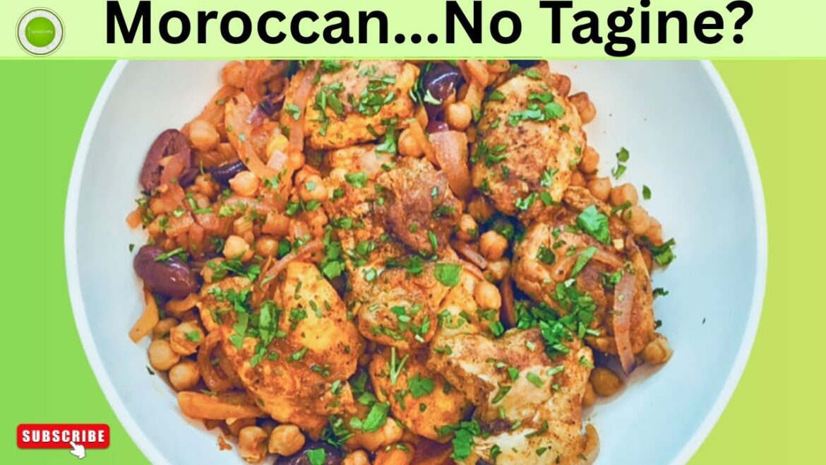 How to make Moroccan chicken skillet! Mediterranean diet recipe