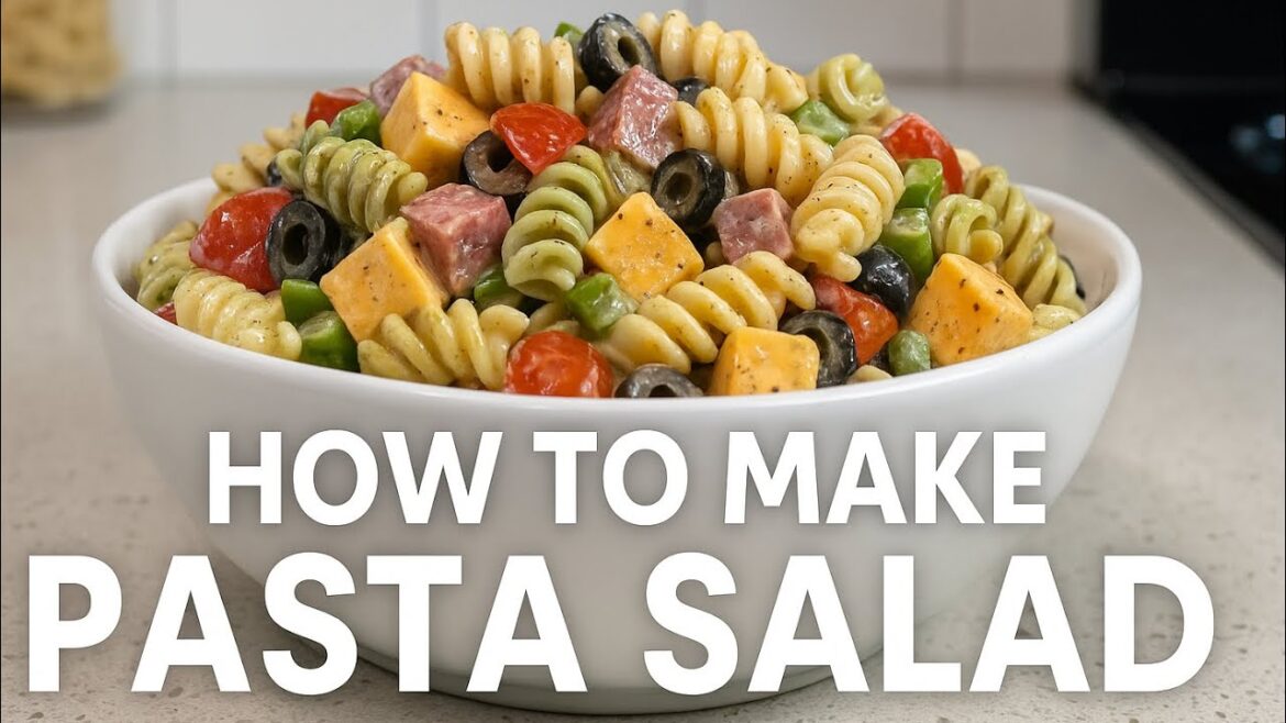 How To Make Pasta Salad | Easy & Creamy Italian Style How To Make Pasta Salad | Easy & Creamy Italian Style