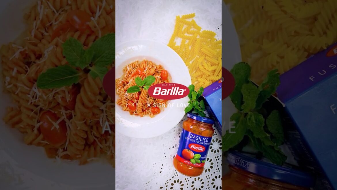 Barilla Fusilli with Basilico Sauce Barilla Fusilli with Basilico Sauce