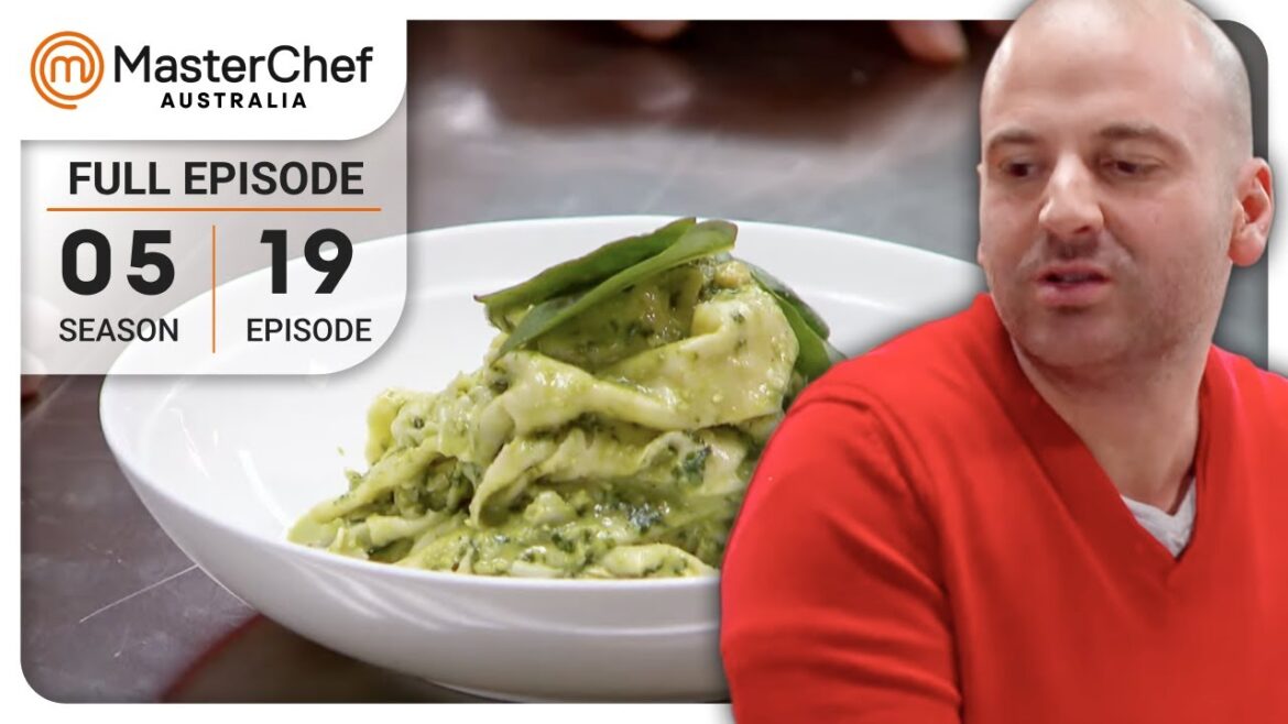 Antonio Carluccio Makes Perfect Pesto Alla Genovese | MasterChef Australia | Food Show