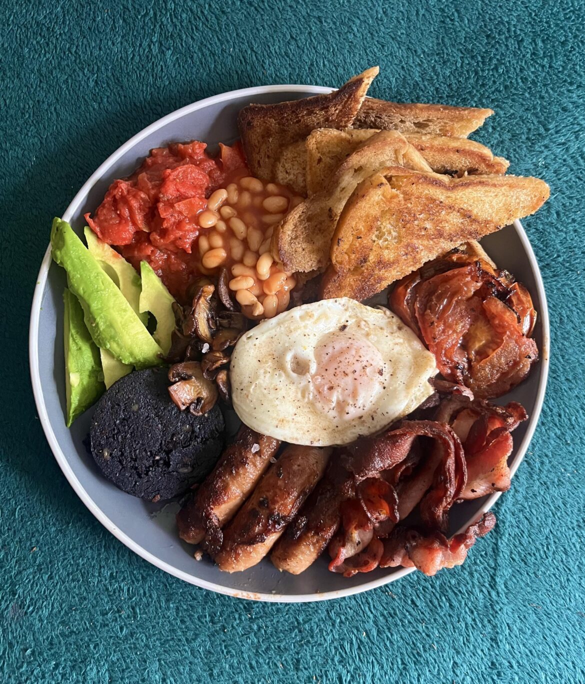 A very hungover breakfast