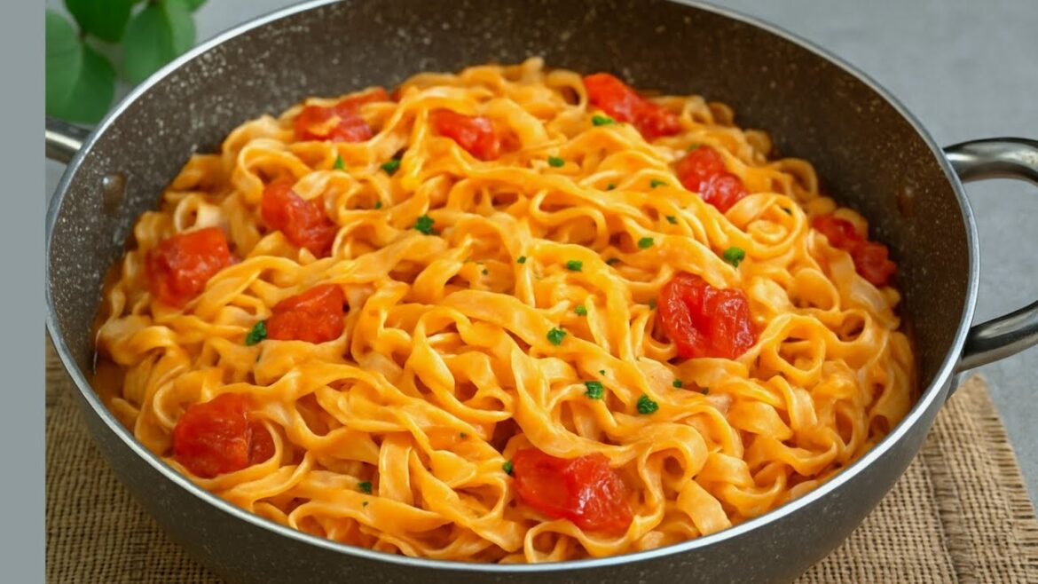 Incredibly delicious pasta in 5 minutes! A simple and tasty pasta recipe for dinner!