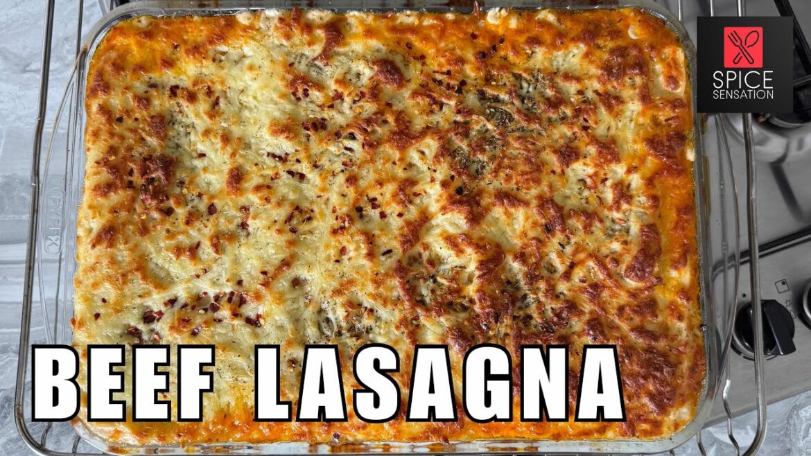 Beef Lasagna Recipe by Spice Sensation | Easy Lasagna Recipe 2025 | Beef Lasagne