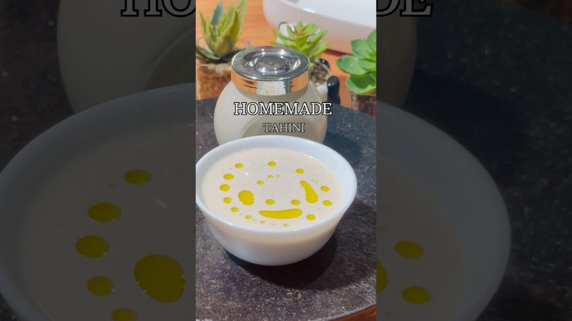 How to make your own TAHINI sauce#tahinisauce #Sesame seed How to make your own TAHINI sauce#tahinisauce #Sesame seed