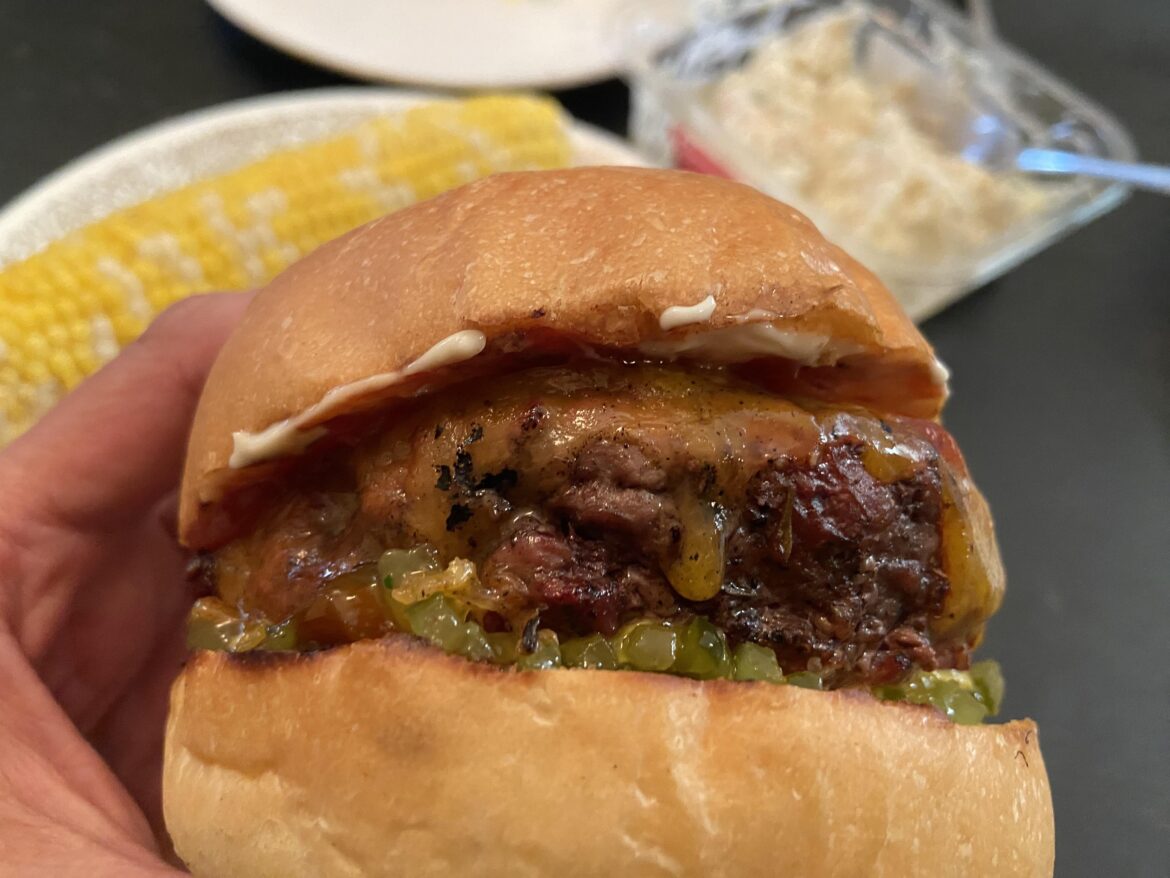 Half Pound Cheeseburger